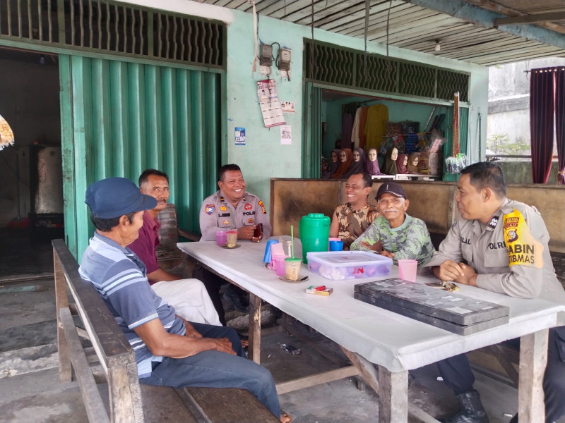 Melalui Kanit Binmas dan Bhabinkamtibmas , Polsek Rumbai Gelar Kegiatan Cooling System