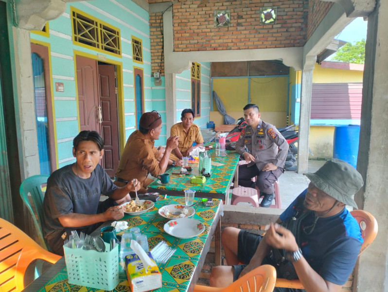 Pasca Tahapan Pilkada 2024  Polsek Bungaraya Gelar Cooling System