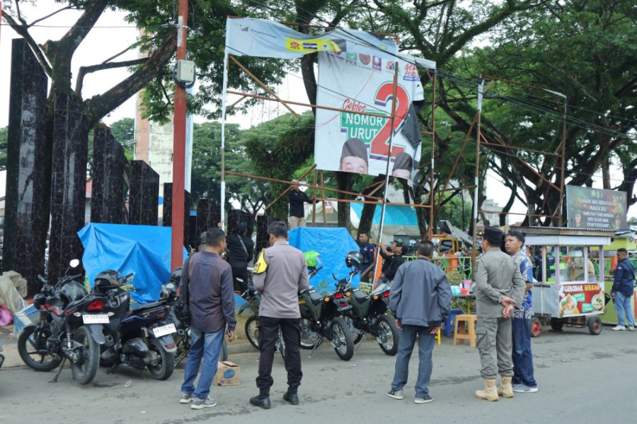 Polres Inhu Kawal Penertiban APK