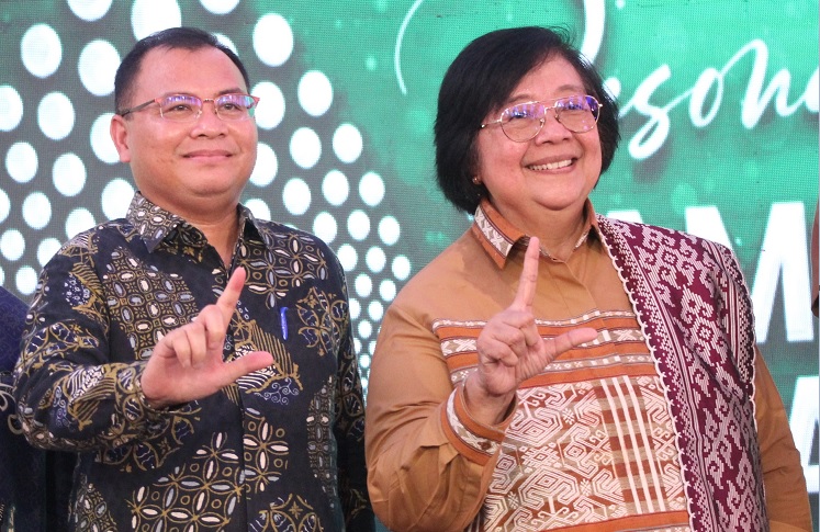 Menteri LHK Republik Indonesia Prof Dr Siti Nurbaya Resmikan Taman Ekoriparian Unilak