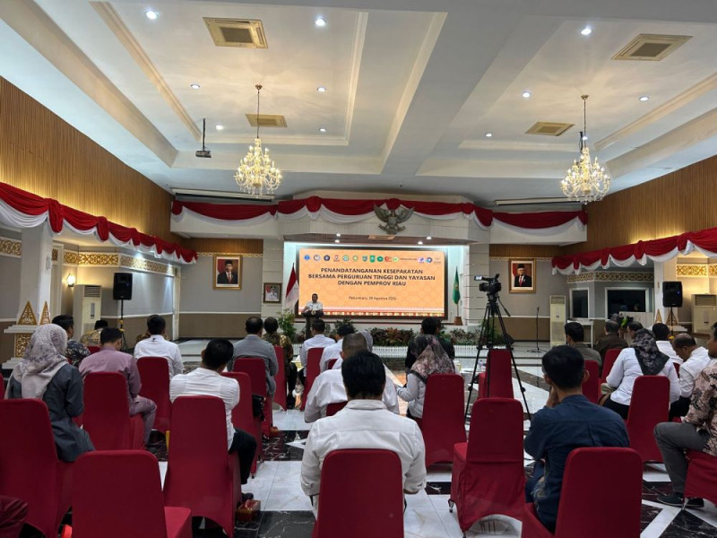Pemprov Jalin Kerjasama dengan Perguruan Tinggi Ciptakan Anak Riau yang Unggul dan Cerdas