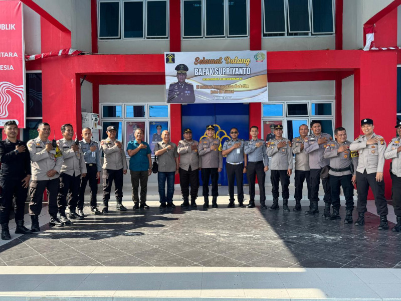 Kapolsek Rumbai Gelar Patroli Cooling System ke Lapas Narkotika kelas IIB Rumbai