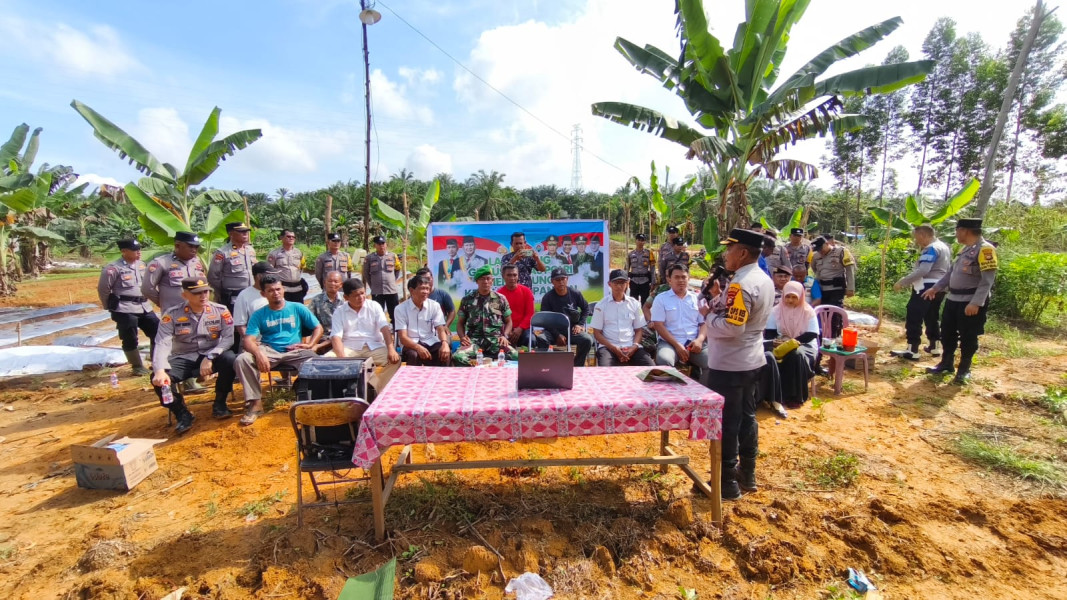 Polsek Bagan Sinembah Polres Rohil Membuka Launching Gugus Tugas Polri Tentang Ketahanan Pangan untuk Mewujudkan Program Asta Cita Presiden Republik Indonesia