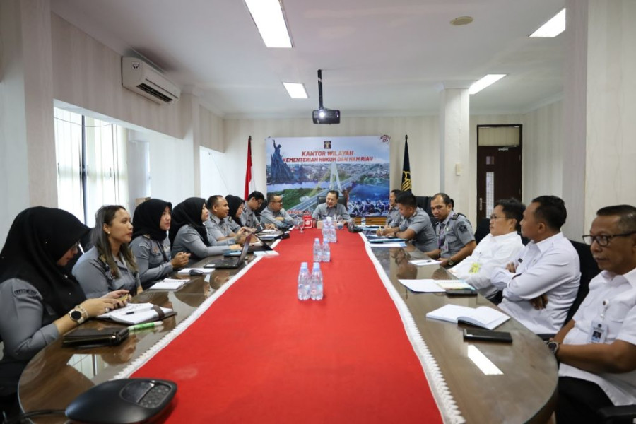 Kanwil Kemenkumham Riau Gelar Rapat Perdana Pemekaran Tiga Entitas Baru