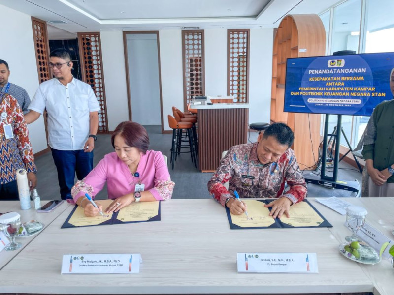 Kerja Sama dengan STAN, Pemkab Kampar Targetkan SDM Berkualitas