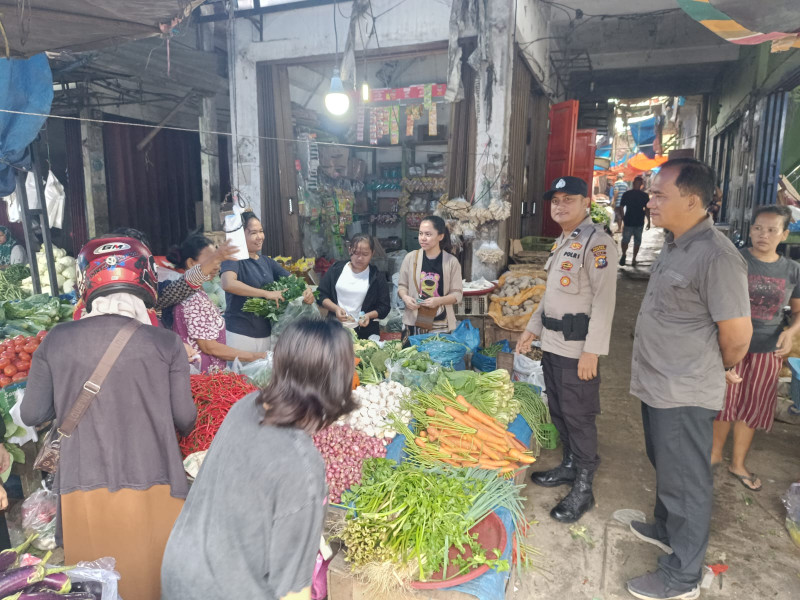 Gelar Cooling System Polsek Bagan Sinembah Beri Pesan Pilkada Damai ke Masyarakat Bagan Sinembah