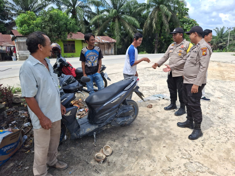 Pasca Pemungutan Suara, Polsek Minas Terus Sosialisasikan Pilkada Damai