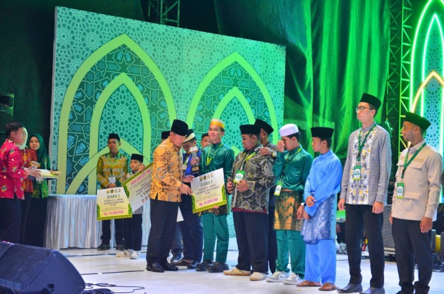 Borong Tiga Terbaik 1 di STQH Nasional XXVIII Kendari, Kafilah Riau Ukir Prestasi Gemilang di Kancah Nasional