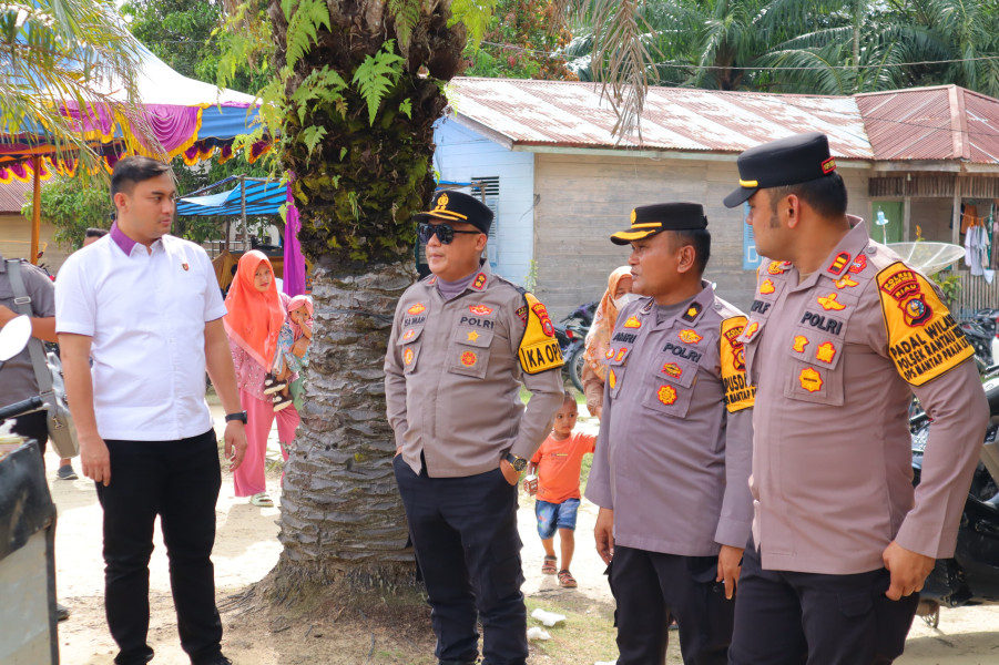 Kapolres Rohil Turunkan 229 Personel Pengamanan Kampanye Rapat Umum Paslon ASSET di Teluk Mega, Dalam Rangka Ops Mantap Praja LK 2024