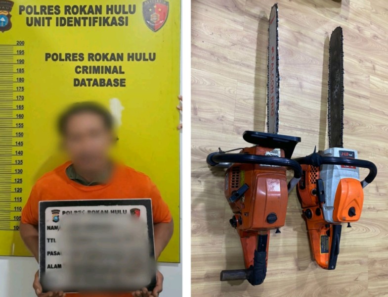 Karhutla 4 Hektare di Rohul, JP Jadi Tersangka, Dua Chainsaw Diamankan