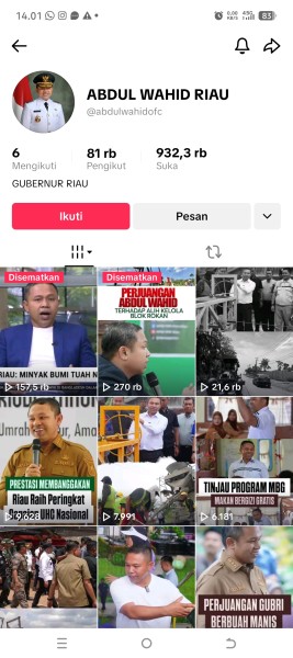 Gubri Abdul Wahid Diamankan KPK