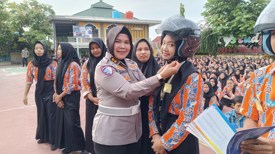 Tekan Angka Kecelakaan, Ditlantas Polda Riau Gelar Kampanye Keselamatan