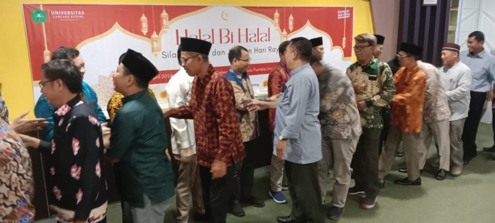 Unilak Gelar Halal Bi Halal, Momentum Perkuat Silaturahmi dan Peningkatan Kinerja