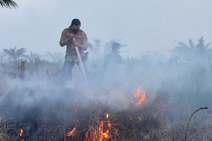 Polisi Tetapkan 7 Tersangka Karhutla, Luas Lahan Terbakar Capai 1.500 Ha