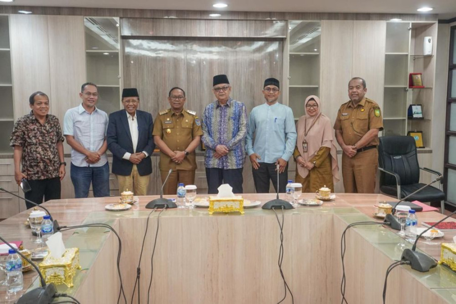 Pj Gubri Terima Bertemu Dengan Forum Komunikasi Pemuka Masyarakat Riau