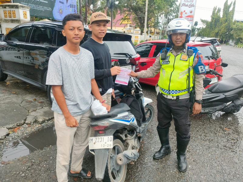 Ribuan Pelanggaran Ditindak Selama Ops Keselamatan di Pekanbaru