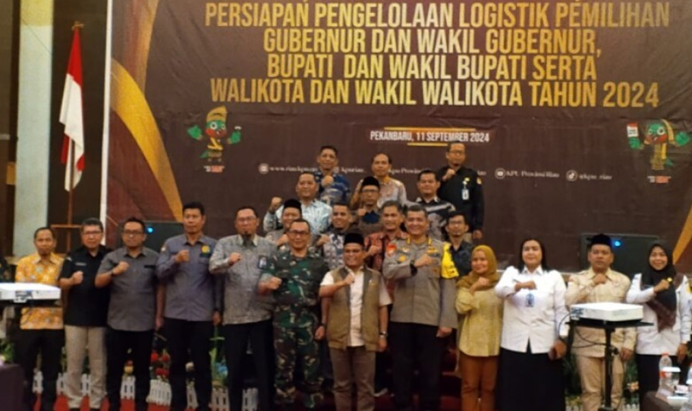 KPU Provinsi Riau Gelar FGD Persiapan Pengelolaan Logistik Pemilihan Gubernur, Walikota dan Bupati