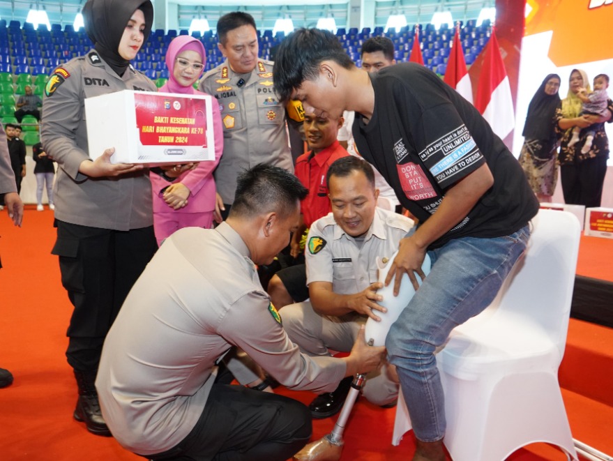 Bakti Kesehatan Polda Riau Jelang Hari Bhayangkara Ke-78, Layani Ribuan Warga dengan 14 Fasilitas Kesehatan