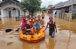 Curah Hujan Tinggi, Empat Daerah di Riau Terdampak Banjir