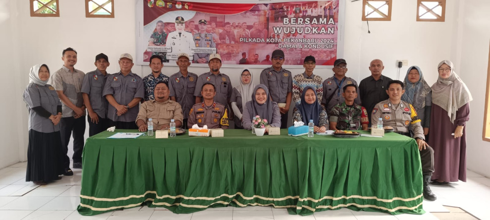 Polsek Pekanbaru Kota Gelar Cooling System Bersama Forkopimcam di Kelurahan Kota Tinggi