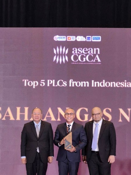 PGN Raih ASEAN CGCA 2025, Masuk 50 Jajaran Perusahaan Terbuka Penerapan GCG Terbaik Se-Asia Tenggara dan 5 Besar Terbaik di Indonesia