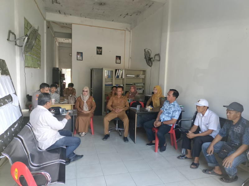 Polsek Bagan Sinembah Gelar Kegiatan Cooling System Pemilu Damai Tahun 2024 di Kantor Kepenghuluan Bagan Batu Barat