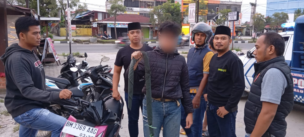 Hendak Perang Sarung, Tiga Remaja Diamankan Polsek Tampan