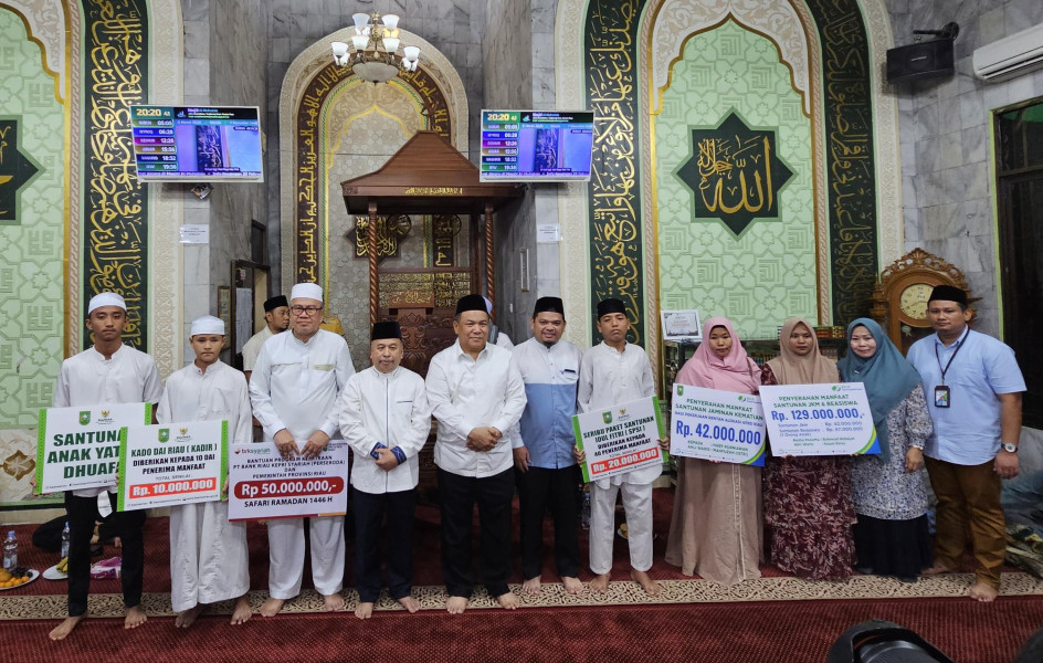 Bangun Sarana Pendidikan Agama, Masjid Al Muhsinin Terima Bantuan CSR BRK Syariah