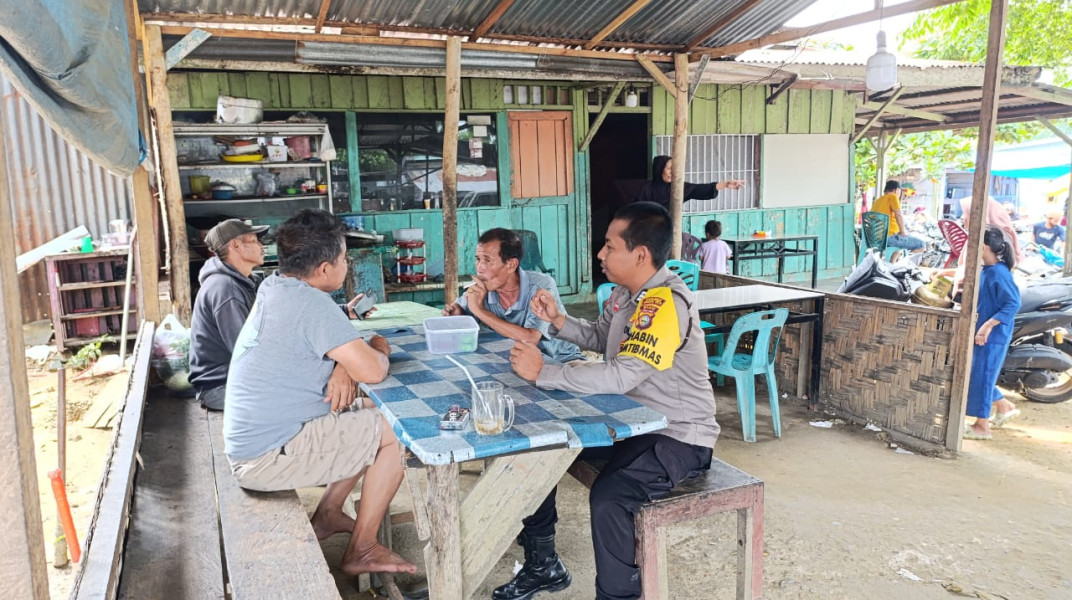 Polsek Bagan Sinembah Melaksanakan Cooling System Himbauan Pilkada Damai kepada Masyarakat yang Berada di Kepenghuluan Kencana Kecamatan Balai Jaya