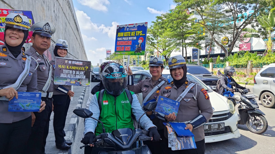 Tim Satgas Preemtif OPS Zebra LK 2024 Tingkatkan Himbauan Tertib Berlalu Lintas dan Bijak Bermedsos