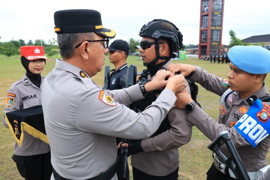 Polda Riau Tutup Pelatihan Tim RAGA Gelombang II, 475 Personel Siap Amankan Riau