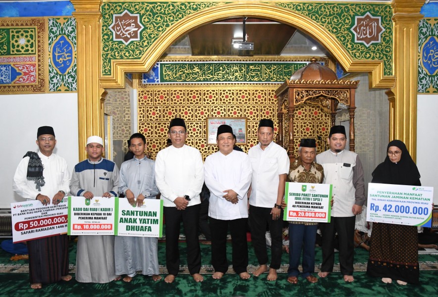 Safari Ramadan di Masjid Nurul Hikmah, Wagubri SF Hariyanto : Semoga BRK Syariah Murah Rezekinyaf