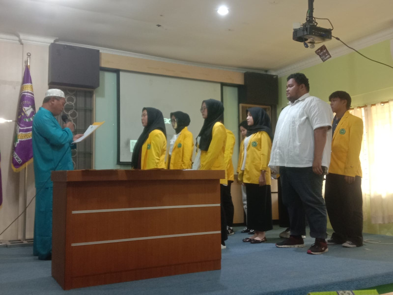Usung “Membentuk Karakter Mahasiswa yang Kuat dan Organisasi yang Hebat” ORMAWA FIB UNILAK Dilantik