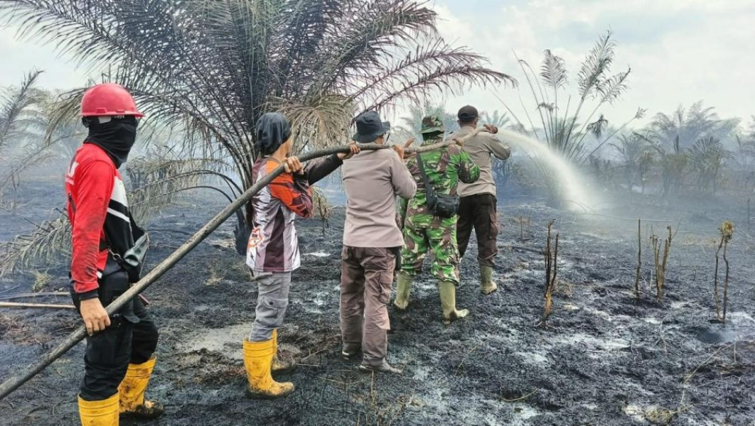 Petugas Gabungan Siap Siaga di Sejumlah Pos Rawan Karhutla