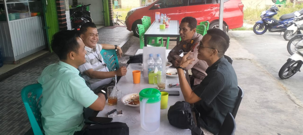 Cooling System, Kanit Binmas Polsek Siak Berikan Pesan Kamtibmas Pasca Pilkada Kabupaten Siak  Kepada Warga Kampung Dalam
