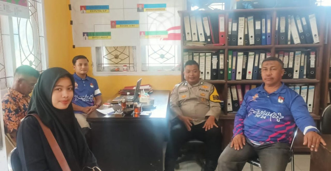 Melalui Cooling System Polsek Sabak Auh Terus Imbau Masyarakat Ciptakan Kamtibmas