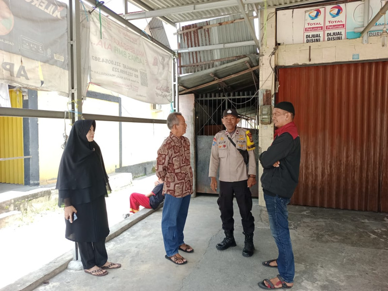 Sambangi Warga Labuh Baru Timur, Polsek Payung Sekaki Beri Pesan Kamtibmas Menjelang Pilkada 2024