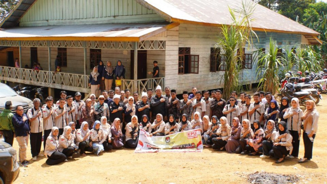 Tingkatkan Partisipasi Pemilih Pada Pilgub Riau, KPU Riau Gandeng Komunitas Adat Suku Talang Mamak