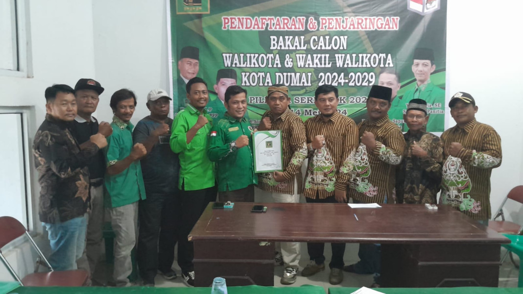 Siap Bertarung di Kota Dumai, Fuad Santoso SH MH  Langsung Tancap Gas Ambil Formulir 3 Parpol