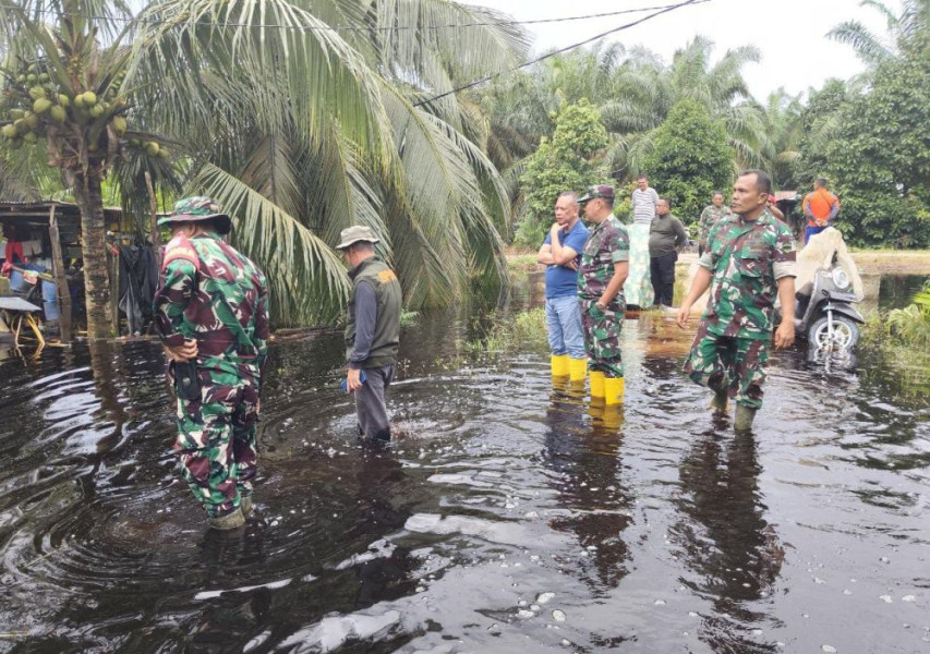 Banjir Juga Terjadi di Mempura Siak Rendam Ratusan Rumah