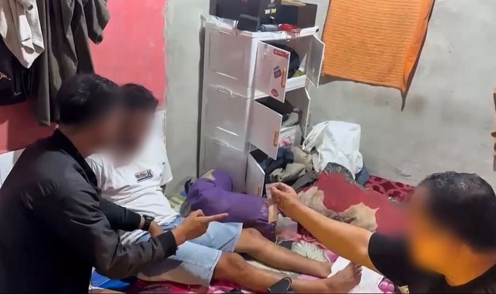 Penambang Emas Liar Nyambi Jadi Bandar Sabu, Ditangkap Ditnarkoba Polda Riau.