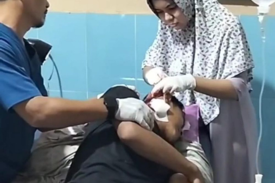 Pemancing Berhadapan dengan Harimau di Sungai Rawa Siak, Kepala Bahu Terluka