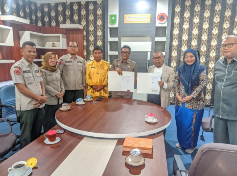 BPBD Riau dan Fakultas Keperawatan UNRI Lakukan Perjanjian Kerja Sama