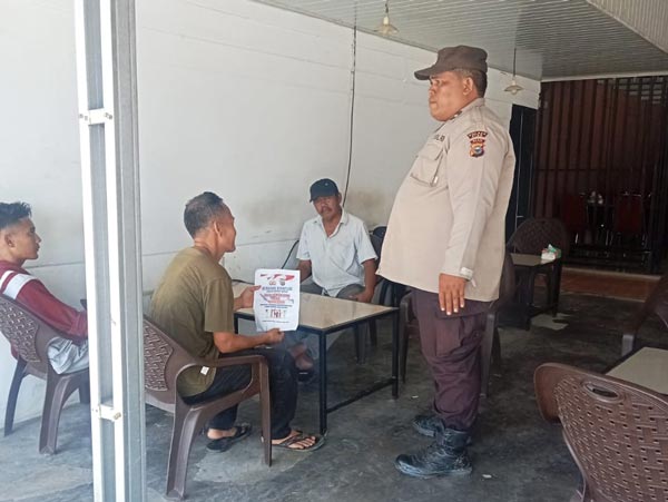 Cooling System, Bhabinkamtibmas Dayun Sertakan pemberian Maklumat Pilkada  Damai