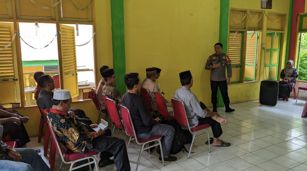 Kapolsek Bagan Sinembah Ajak Warga Ciptakan Pilkada Damai 2024