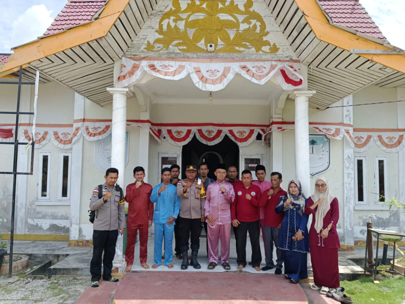 Wujudkan Pilkada Damai, Polsek Rangsang Barat Gencarkan Melaksanakan Cooling System