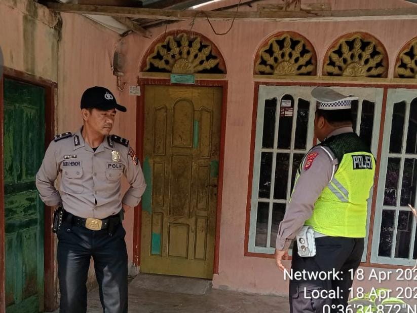 Polisi di Tapung Cek Rumah Warga yang Ditinggal Mudik