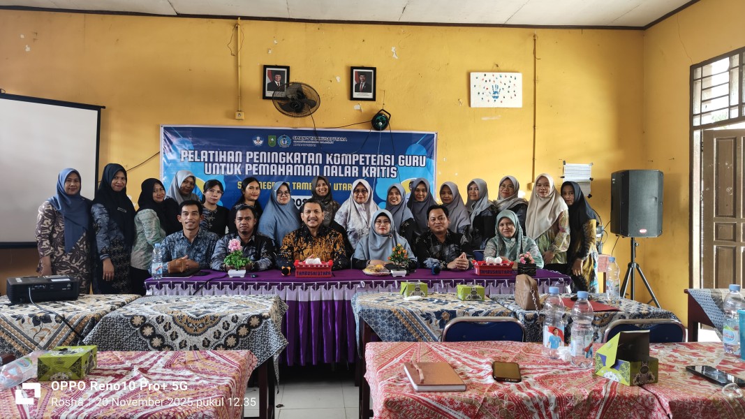 Dosen Unilak Gelar Pelatihan Kompetensi Guru Untuk Peningkatkan Pemahaman Nalar Kritis Guru SMA 3 Tambusai Utara Rohul