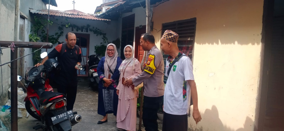 Bhabinkamtibmas Sukajadi Lakukan Kegiatan Cooling System untuk Pemilukada 2024