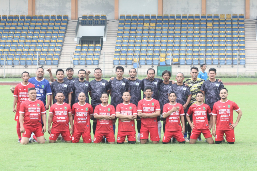 PWI Riau vs Pemprov FC Bermain Imbang Jalani Laga Persahabatan Jelang Ramadan